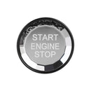 Car Crystal One-key Start Button Switch for BMW, C Style (Black)