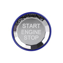 Car Crystal One-key Start Button Switch for BMW, C Style (Blue)