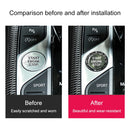 Car Crystal One-key Start Button Switch for BMW, D Style (Black)