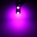 10 in 1 Car T5 0.2W DC12V Instrument Panel LED Decorative Light(Pink Light)