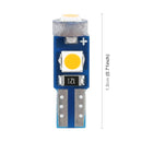 10 in 1 Car T5 0.2W DC12V Instrument Panel LED Decorative Light(Yellow Light)