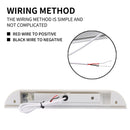 RV / Yacht Awning LED Strip Light DC12-28V with 9 LEDs Lamp Beads (White)