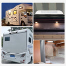 RV / Yacht Awning LED Strip Light DC12-28V with 9 LEDs Lamp Beads (Black)