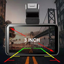 D903 3 inch Car Ultra HD Driving Recorder, Double Recording + GPS + WIFI + Gravity Parking Monitoring + Lane Deviation Warning
