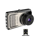 D908 3 inch Car Ultra HD Driving Recorder, Double Recording + GPS + WIFI + Gravity Parking Monitoring + Lane Deviation Warning