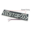 3 PCS Motorcycle 12V LED Brake Light Super Bright with Turn Warning Light