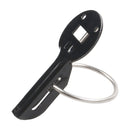 Universal Car Aluminum Alloy Mount Hood Pin Bonnet Lock (White)
