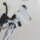 Motorcycle Aluminium Alloy Pressure Casting Mobile Phone Holder Bracket, Handlebar Version(Silver)