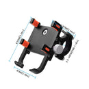 MPB-91 Motorcycle Six Claws Aluminium Alloy Mobile Phone Holder Bracket(Black)