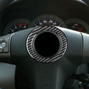 Carbon Fiber Car Steering Wheel Decorative Sticker for Toyota Old RAV4 2006-2013,Left and Right Drive Universal