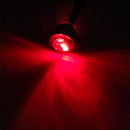10 PCS MK-009 3/4 inch Car / Truck 3LEDs Side Marker Indicator Lights Bulb Lamp (Red Light)