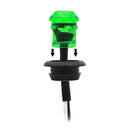 10 PCS MK-009 3/4 inch Car / Truck 3LEDs Side Marker Indicator Lights Bulb Lamp (Green Light)