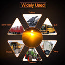 10 PCS MK-009 3/4 inch Car / Truck 3LEDs Side Marker Indicator Lights Bulb Lamp (Blue Light)