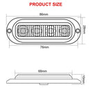 5 PCS MK-087 Car / Truck 4LEDs Side Marker Indicator Lights Bulb Lamp (Red Light)