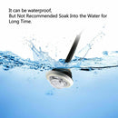 10 PCS MK-118 3/4 inch Metal Frame Car / Truck 3LEDs Side Marker Indicator Lights Bulb Lamp (White Light)