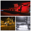 5 PCS MK-327 Car / Truck 3LEDs Side Marker Indicator Light Tail Light (White Light)