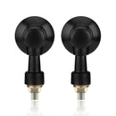 2 PCS PE-ZS101 Motorcycle Turn Signal Light (Black)