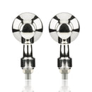 2 PCS PE-ZS101 Motorcycle Turn Signal Light (Silver)