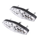 2 PCS KC-WD-NEW-3X Motorcycle LED Brake Light Running Lamp (Transparent)