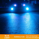 1 Pair H7 27W / DC12V Car Aluminum Alloy LED Headlight (Blue Light)