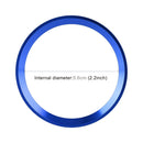 Car Steering Wheel Decorative Ring Cover for Mercedes-Benz,Inner Diameter: 5.6cm (Blue)