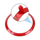 Car Steering Wheel Decorative Ring Cover for Mercedes-Benz,Inner Diameter: 5.6cm (Silver)
