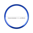 Car Steering Wheel Decorative Ring Cover for Mercedes-Benz,Inner Diameter: 5.8cm (Blue)