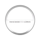 Car Steering Wheel Decorative Ring Cover for Mercedes-Benz,Inner Diameter: 5.8cm (Silver)