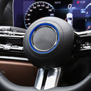 Car Steering Wheel Decorative Ring Cover for Mercedes-Benz,Inner Diameter: 7.2cm (Blue)