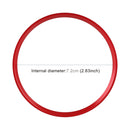 Car Steering Wheel Decorative Ring Cover for Mercedes-Benz,Inner Diameter: 7.2cm (Red)