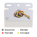 4 PCS ZS-6001 DC24V Car / Truck Side Marker Indicator Lights Bulb Lamp (Red Light)