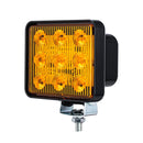 2 PCS ZS-7013 3 inch 9LEDs Strobe Waterproof Car / Truck Warning Light (Red Light)