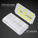 4 PCS ZS-9001 DC24V 9D Waterproof Car / Truck Side Marker Indicator Lights Bulb Lamp (Blue Light)