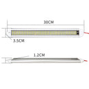 2 PCS ZS-3385 DC12-85V High Bright 120LEDs Lamp Beads Car Dome Light Cabin Light Bar