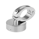2 PCS Motorcycle 22-25mm Handlebar Clock Quartz Watch with Lock (Silver)