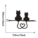 20 PCS Car Body Bumper Cat Vinyl Decal Window Sticker, Size: 17.8x10.8cm (Black)