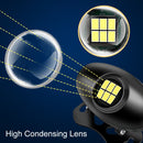 Car Adjustable LED Super Bright Flashing Reversing Light (Black)