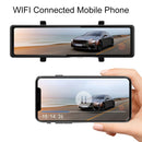 T70 Car 12 inch 2.5K HD 3-recording Rearview Mirror Bluetooth Driving Recorder with Carplay Function