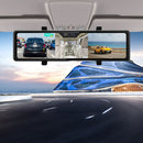 T70 Car 12 inch 2.5K HD 3-recording Rearview Mirror Bluetooth Driving Recorder with Carplay Function