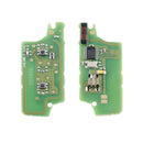 For PEUGEOT 2 Buttons Intelligent Remote Control Car Key with PCF7961 Integrated Chip & Battery & Holder & Slotted Key Blade & FSK Signal, Frequency: 433MHz