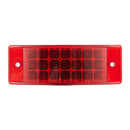 MK-142 DC12V-24V 21LEDs Car Tail Light Running Water Flashing Edge Light (Red Light)