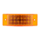 MK-142 DC12V-24V 21LEDs Car Tail Light Running Water Flashing Edge Light (Yellow Light)