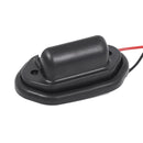 2 PCS MK-257 Car Van Bus Trailer LED Taillight Side Light 12-30V 6LEDs License Plate Light (Black)