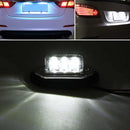 2 PCS MK-257 Car Van Bus Trailer LED Taillight Side Light 12-30V 6LEDs License Plate Light (Black)