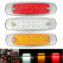 4 PCS MK-338 DC12-24V Truck 12LEDs Side Clearance Maker Light (White Light)