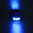 Solar Horseshoe Road Stud Light Car Guidance Light Road Deceleration Light, Flashing Bright Version(Blue)