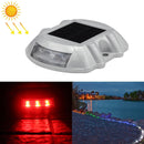 Solar Horseshoe Road Stud Light Car Guidance Light Road Deceleration Light, Flashing Bright Version(Red)
