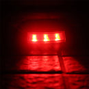 Solar Horseshoe Road Stud Light Car Guidance Light Road Deceleration Light, Flashing Bright Version(Red)