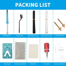 80W Electric Soldering Iron Plastic Welding Machine Car Bumper Repair Plier Set, EU Plug