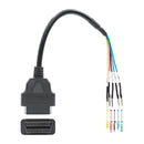 OBD2 Female 16 Pin K+can Line Jumper Tester Car Diagnostic Cable